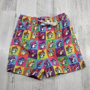 Buc ees multicolored Swim Shorts Trunks kids Size 4T